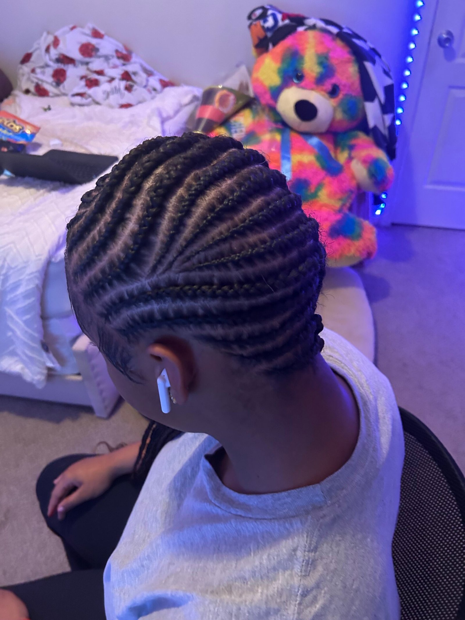 Nae TheStylist — braids with blue string
